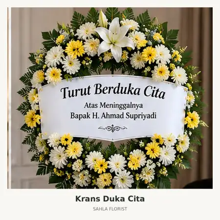 Krans Bunga Duka Central Park Jakarta